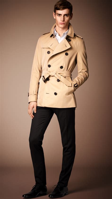 burberry trench uomo corto|Designer Trench Coats for Men .